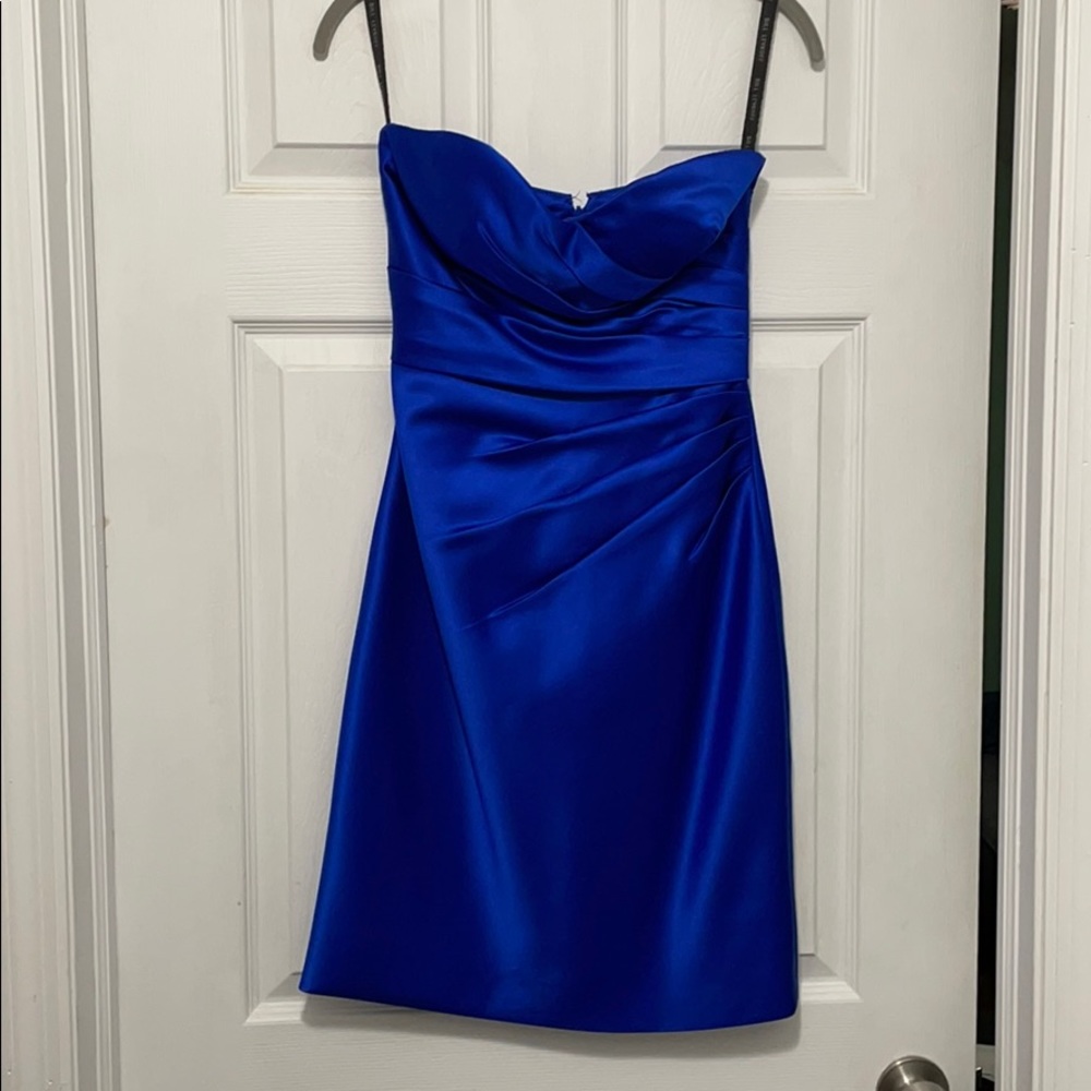 Strapless knee high dress